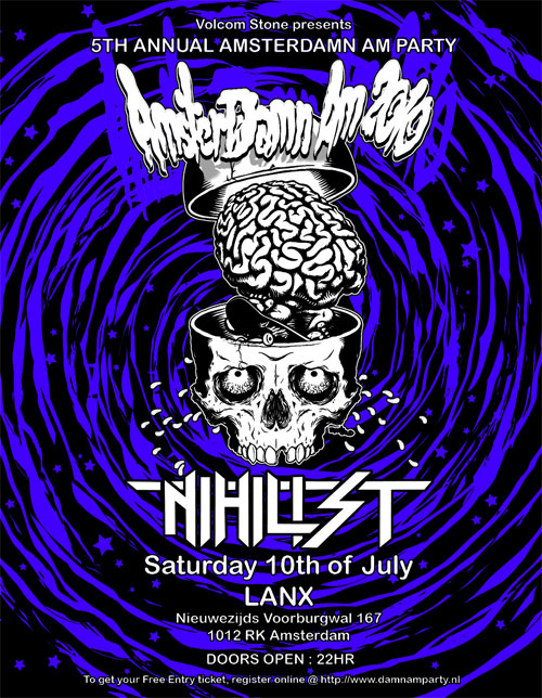 Nihilist is playing at Lanx in Amsterdam