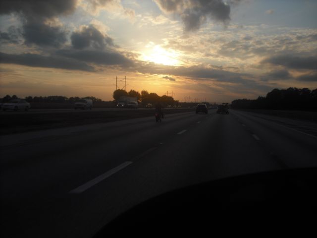Heading west back to Tampa on I-4