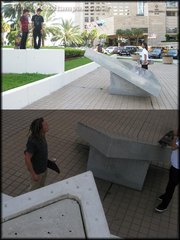 gap to triangle in downtown Miami