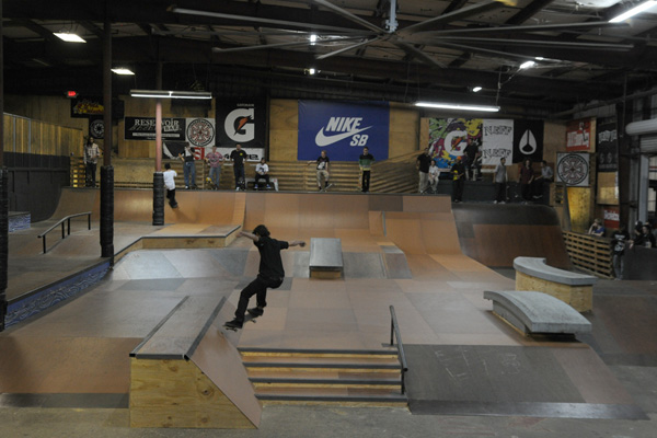 The course for 2011 is done and skateable now