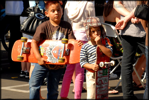 Kids here are born with skateboards
