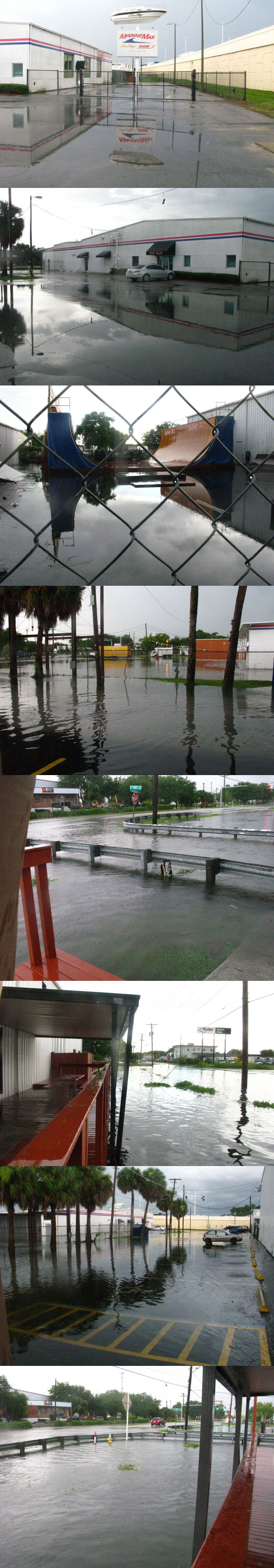 Flooding at Skatepark of Tampa