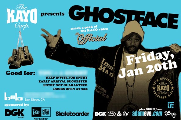 Ghostface Show at ASR