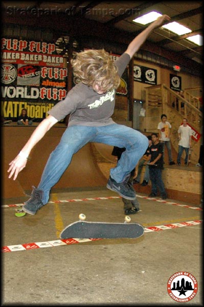 Game of Skate - Dustin Eggling fakie flip
