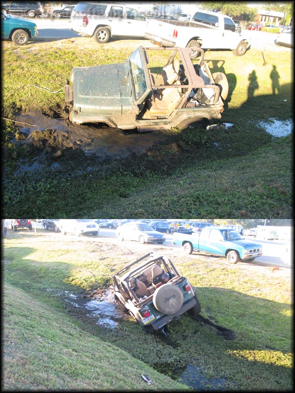 Jeep In The Moat