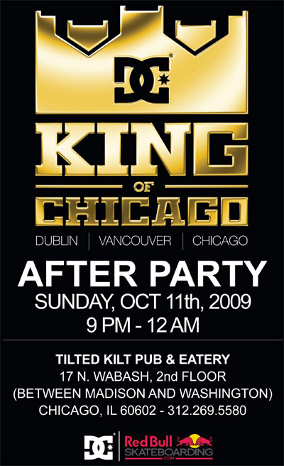 DC's King of Chicago After-Party is on Sunday
