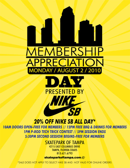 20% off Nike SB all day