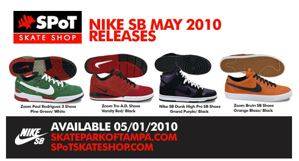 Nike SB's May 2010 Quickstrikes are available