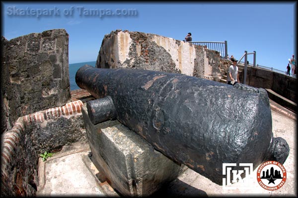 Cannon at a fort
