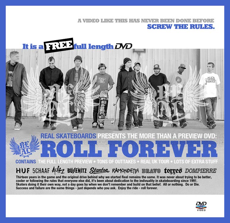 Roll Forever Real DVD