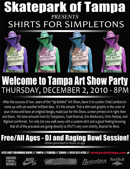 See you at the Welcome to Tampa Art Show Party