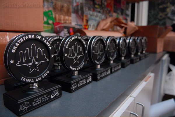 The Tampa Am trophies arrived in Innetech today