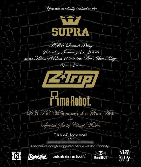 Supra Launch Party
