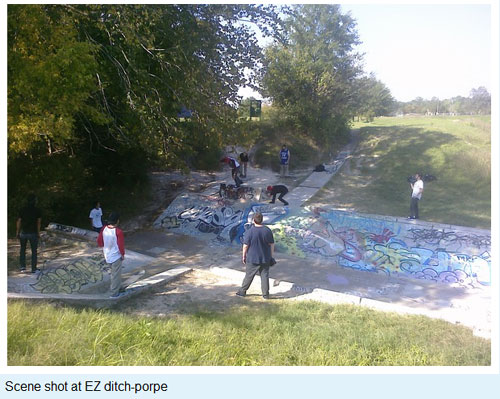 EZ7 ditch in Texas
