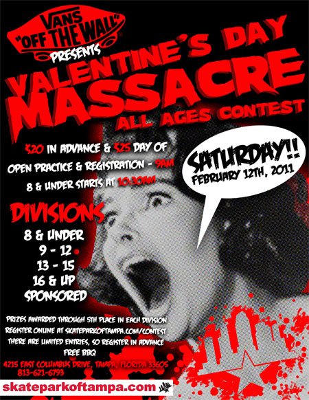 Valentine's Day Massacre All Ages Contest