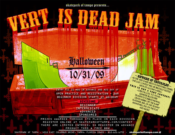 The Vert is Dead All Ages Contest is on Halloween