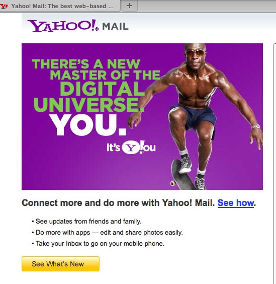 Yahoo still has mail?  Is that Sean Sheffey?