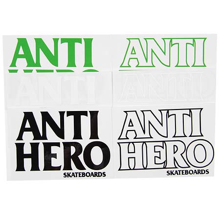 New Anti-Hero Black Medium Assorted Color Hero Sticker