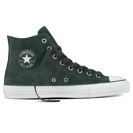 Chuck Taylor All-Star Pro Skate Hi Shoes Combat Green/ Perforated Suede