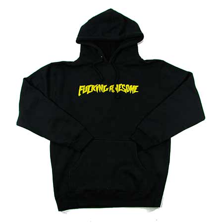 Fucking Awesome Embroidered Logo Pullover Hooded Sweatshirt in 