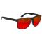 Chris Cole Premium Polarized Sunglasses Blackout/ Red Mirror