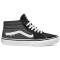 Skate Grosso Mid Shoes Black/ White/ Emo Leather