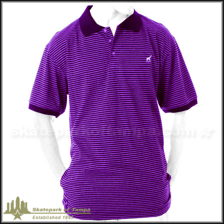 LRG Grass Roots Striped Polo Shirt in stock at SPoT Skate Shop