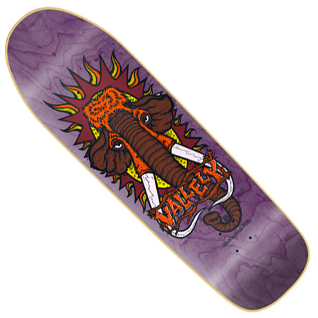 New Deal Re-Issue Skateboard Deck Mike Vallely Mammoth Purple Screen Print