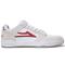Lakai x Chocolate Telford Low Shoes White/ Red Suede