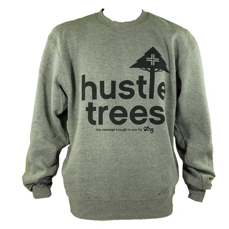 LRG Mens Hustle Trees Logo Fleece Sweatshirt 