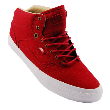 vans shoes red color