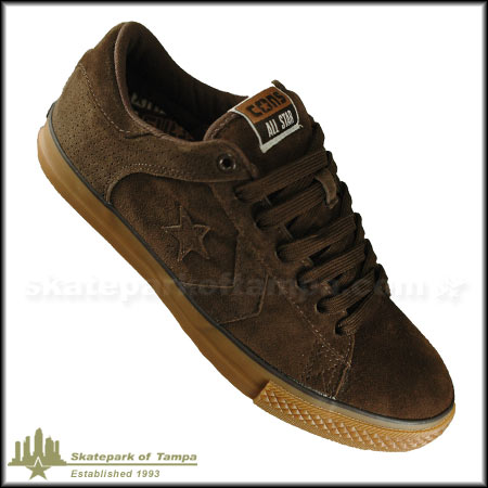 converse leather skate shoes