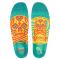 Chico Brenes Skull Wax Cush Impact 6mm Mid-High Arch Insoles Teal/ Yellow