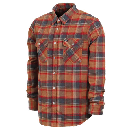 Brixton Bowery Long Sleeve Button-Down Flannel Shirt in stock at SPoT ...