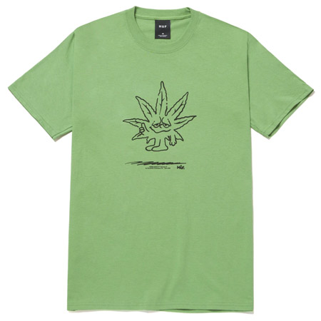 HUF Easy Green T Shirt in stock at SPoT Skate Shop
